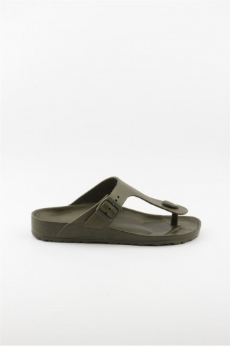 Khaki Summer slippers 3431.HAKI