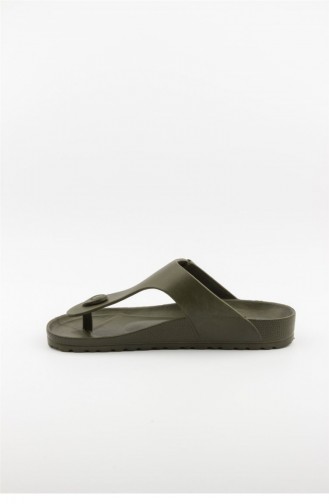 Khaki Summer slippers 3431.HAKI