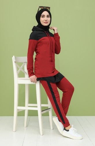 Claret Red Tracksuit 3194-21