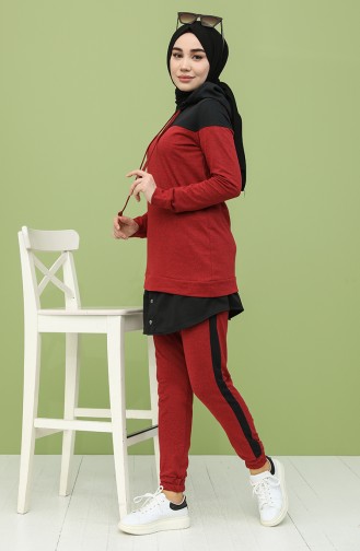 Claret Red Tracksuit 3194-21