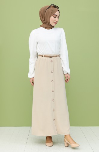 Beige Skirt 1010041ETK-02