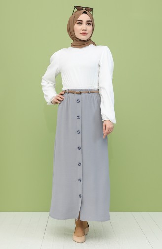 Gray Skirt 1010041ETK-07