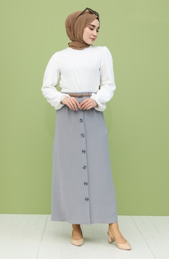 Gray Skirt 1010041ETK-07