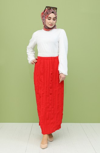 Claret Red Skirt 0112-02