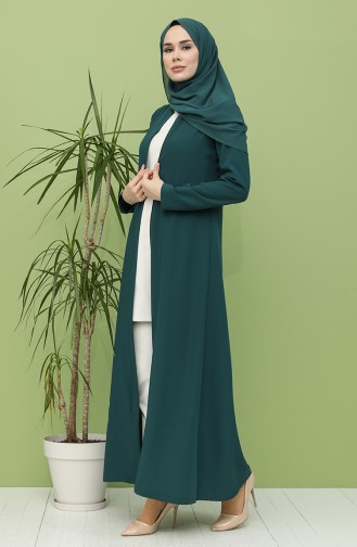 Smaragdgrün Abayas 1017-04