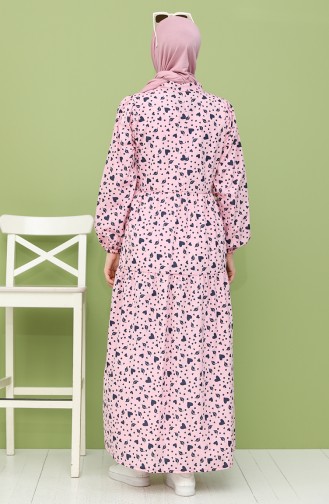 Pink Hijab Dress 1443-06