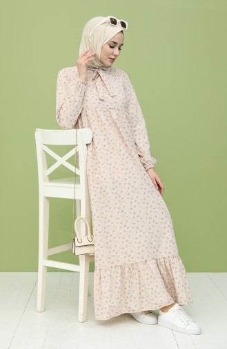 Mink Hijab Dress 1447-01