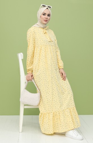 فستان أصفر 1447-11