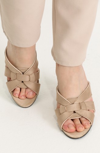 Skin color Summer slippers 1362-09