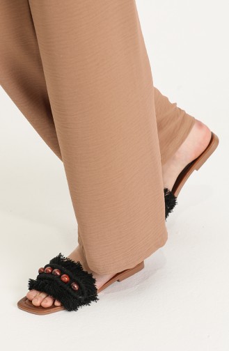 Black Summer slippers 03-03