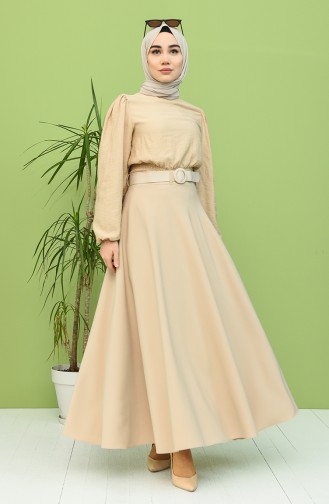 Beige Rok 2452-03