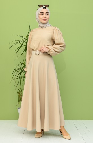 Beige Rok 2452-03