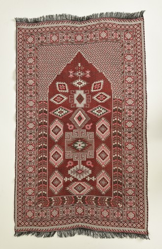 Claret Red Prayer Rug 0007-05