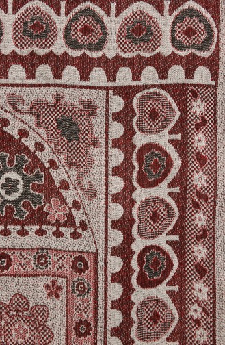 Claret Red Prayer Rug 0009-01