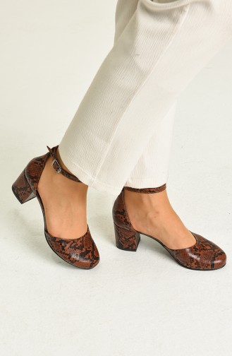 Tobacco Brown High Heels 9115-11