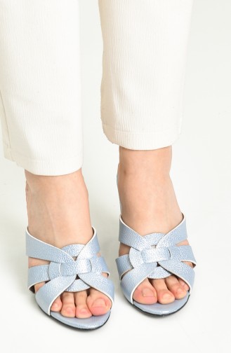 Blue Summer slippers 1362-15