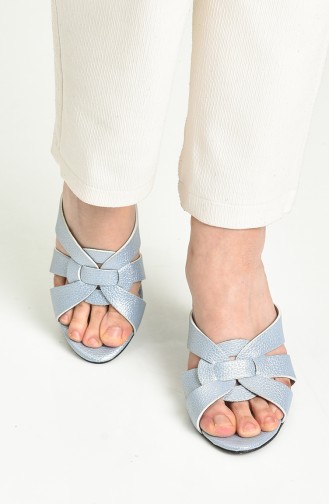 Blue Summer slippers 1362-15