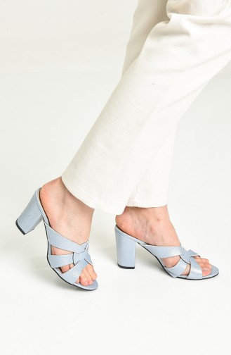 Blue Summer slippers 1362-15