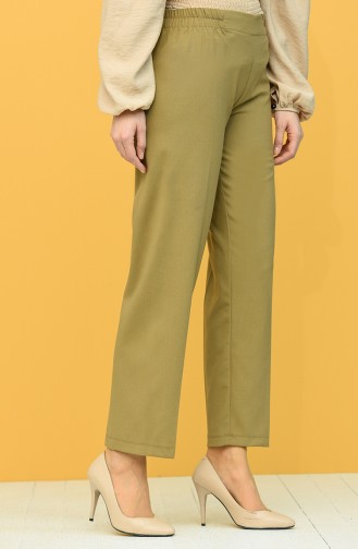 Oil Green Pants 1983B-02