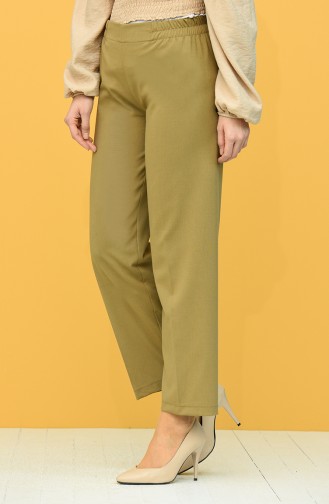 Oil Green Pants 1983B-02