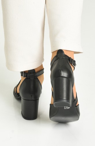 Black High-Heel Shoes 9116-01