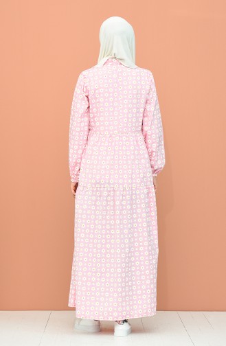 Pink Hijab Dress 1445-05
