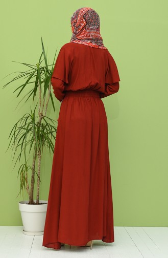 فستان أحمر كلاريت 8313-03