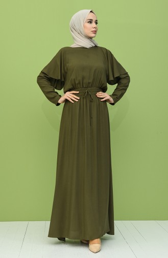 فستان أخضر حشيشي 8313-05