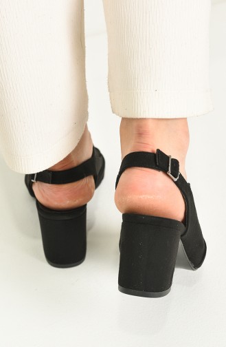 Black High-Heel Shoes 9053-06