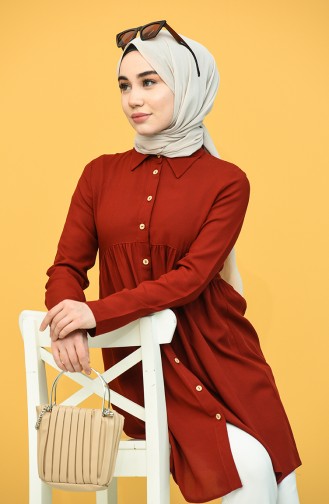 Robalı Tunik 8311-06 Bordo