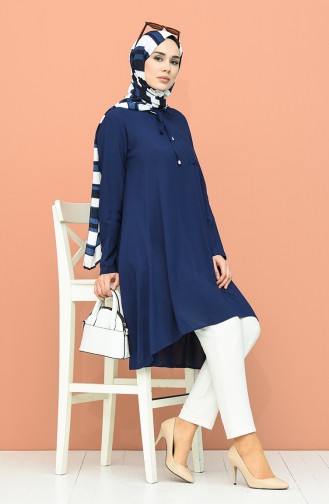 Navy Blue Tuniek 8317-05