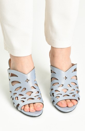 Blue Summer slippers 1330-01