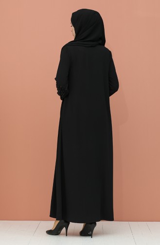 Black Abaya 8040-01