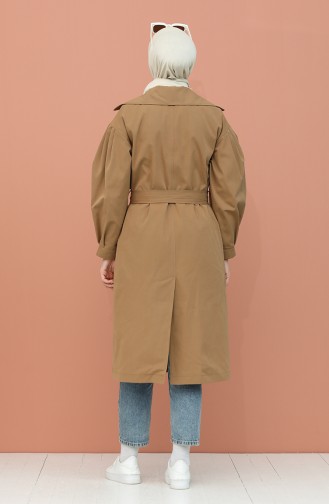 Tobacco Brown Trench Coats Models 0111-02