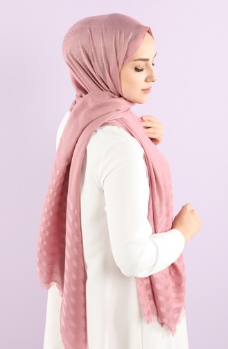 Dark Dusty Rose Shawl 15253-19