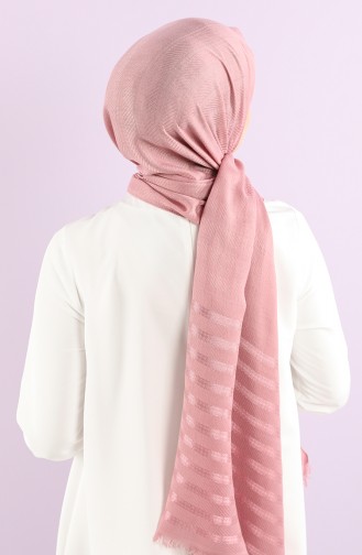 Dark Dusty Rose Shawl 15253-19