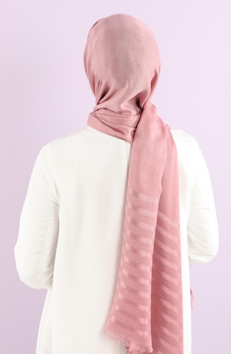 Dark Dusty Rose Shawl 15253-19