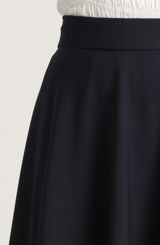 Navy Blue Skirt 1010021ETK-02