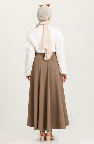 Khaki Skirt 1010021ETK-05