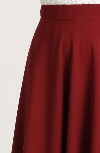 Claret Red Skirt 1010021ETK-07