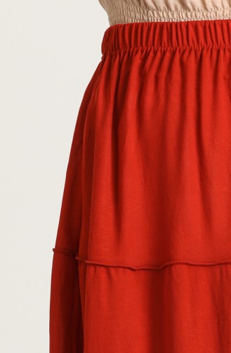 Brick Red Skirt 8245-01