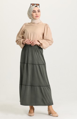 Khaki Skirt 8249-04