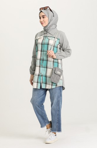 Turquoise Shirt 4200E-01