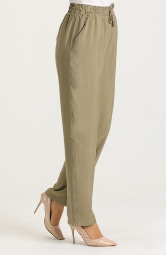 Oil Green Pants 6101A-14