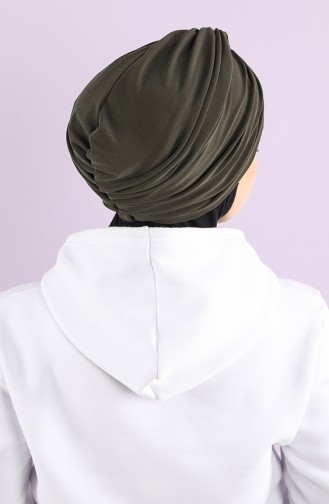 Khaki Ready to Wear Turban 1153-01