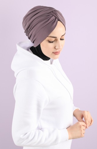 Beige-Rose Praktischer Turban 1153-04