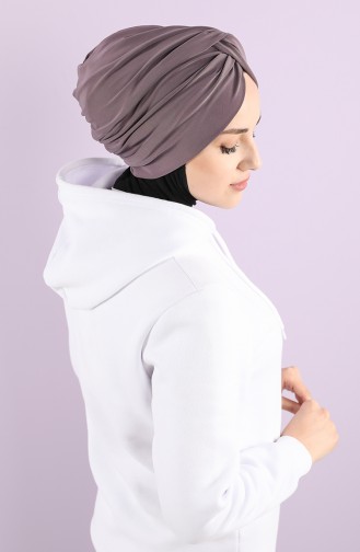 Beige-Rose Praktischer Turban 1153-04