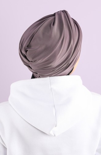 Beige-Rose Praktischer Turban 1153-04