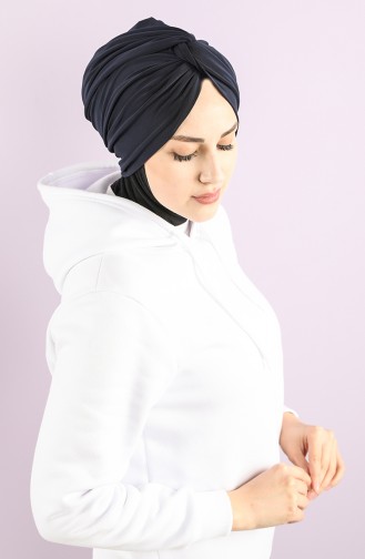 Turban Pret-a-Porter Bleu Marine 1153-09