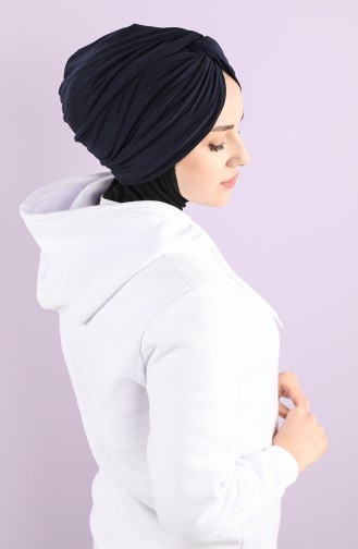 Navy Blue Ready to Wear Turban 1153-09